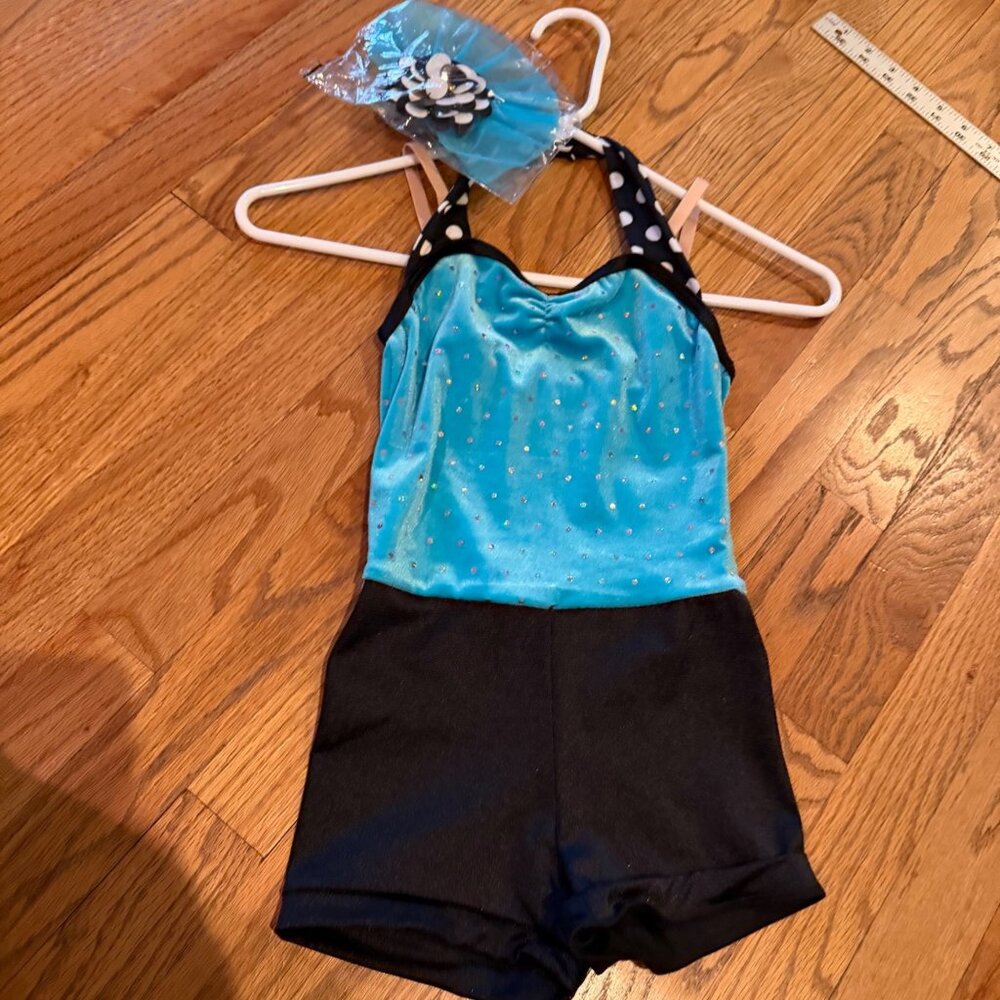 WEISSMAN GIRLS COMPETITION DANCE COSTUME IC #14382 TAP JAZZ BALLET CONTEMPORARY